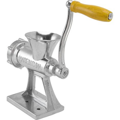 Hachoir à viande manuel en acier inoxydable, facile à utiliser pour cuisine maison, restaurants et boucheries (1/5)