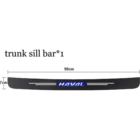 (1 pièce pour Haval bleu) Protection de seuil de porte en fibre de carbone,autocollant pour Haval H6 H2 H3 H9 M6 F7 F7X Jolion 2021 - Accessoires auto (1/3)