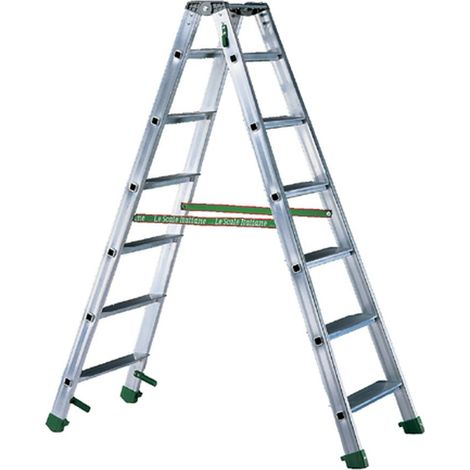 Scala in alluminio doppiasalita - Facal Dupla - Gradini: 7 gradini