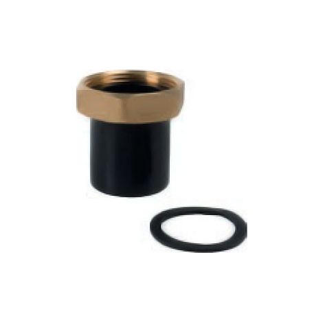 Raccordo con dado ottone girevole completo di guarnizione ø40 - 1"1/2 - gamma HDPE VS0700045 (1/2)