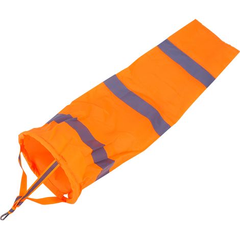 Manege a vent en polyester 30 pouces avec bande reflectorisante pour mesure du vent exterieur (1/5)