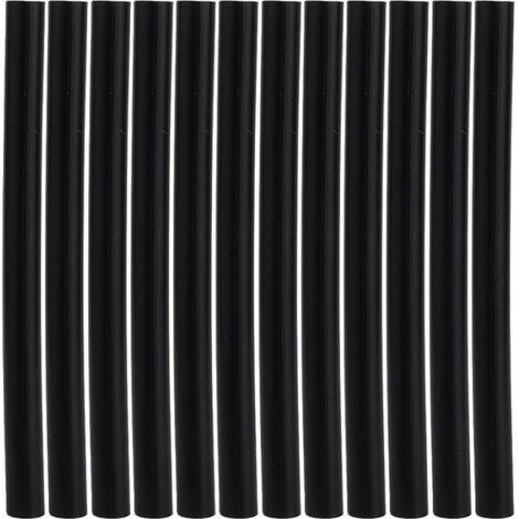 Bâton Adhésif Thermofusible - Pour Extensions De Cheveux - 12 Pièces - Noir (1/4)