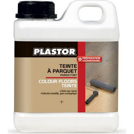 Teinte parquet PLASTOR COLOUR FLOORS colorants intenses et durable des bois intérieurs Conditionnement: 2,5 Litres - Teinte: COLOUR FLOORS CHENE MOYEN