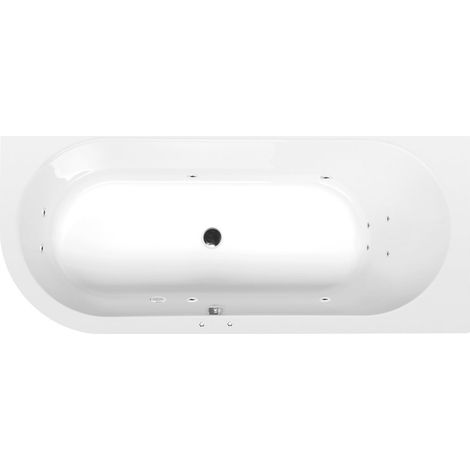 ASTRA R Baignoire balnéo, 165x80x48cm, Active Hydro, chrome (1/2)