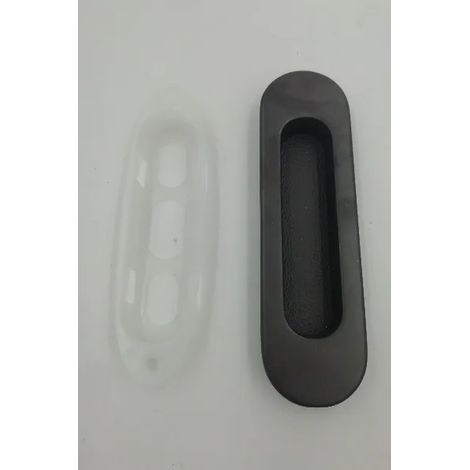MANIGLIA INCASSO K1186 SFC BRUNITO SENZA FORO CHIAVE (1/2)