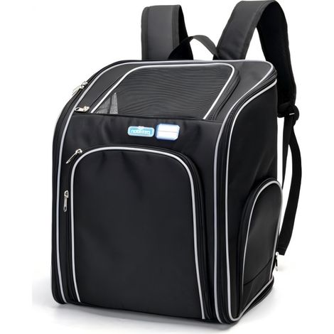 Sac à dos extensible et ventilé pour chiens et chats, avec de multiples poches, marque Nobleza. (1/3)