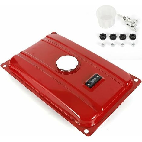 Générateur réservoir de carburant 5 gallons générateur universel Carburant Gaz Bouchon de réservoir jauge filtre robinet D'essence pour EC2500 / 55 x 36 x 10.6 cm rouge réservoir de carburant univer (1/5)