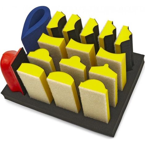 Ensemble de blocs de ponçage professionnels de 16 pièces (1/5)