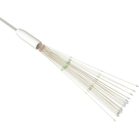 vidaXL Luz de petardo de navidad exterior multicolor 140 LEDs 20 cm (1/2)