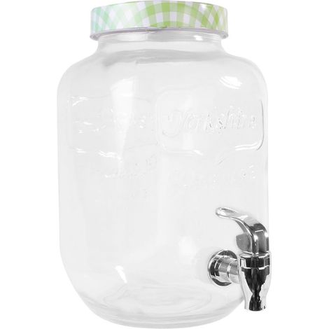 Distributeur de Boissons 4 L 15,5 x 25 cm Transparent Verre (1/4)
