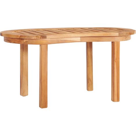 Table basse Table d'appoint pour Salon Chambre - 90x50x45 cm Bois de teck solide BV793506 - BonneVie (1/5)