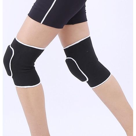 Genouillère de sport pour hommes et femmes, soutien élastique, soulagement des douleurs articulaires et de l'arthrite, idéale pour la danse, le basketball et le volleyball. (1/5)