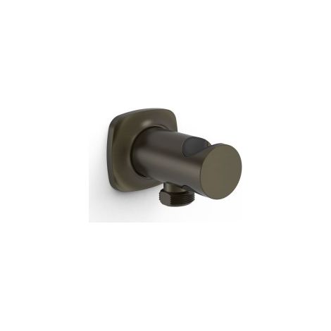 Support fixe avec arrivée d’eau pour douchette Noir bronze - TRES 22218201KMB
