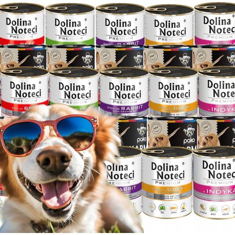 DOLINA NOTECI PREMIUM PAKO MIX DI GUSTI CIBO UMIDO PER CANI 800g x 20 SENZA PESCE