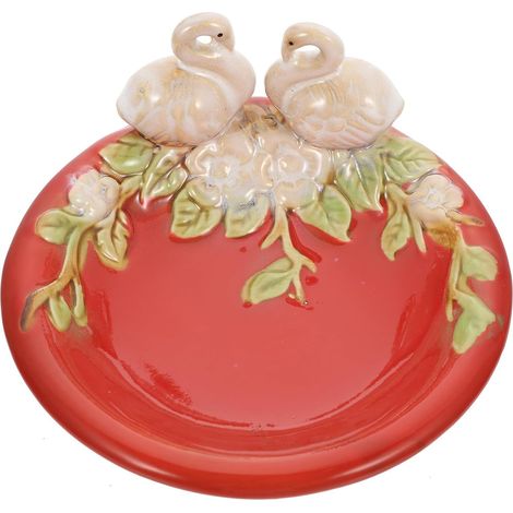 Decorative Ceramic Swan Tray, Jewelry Storage, Desk (1/5)