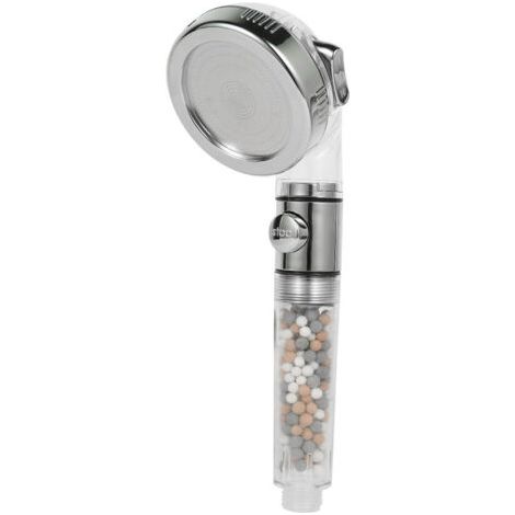 High Pressure Shower Head, Anti-Limescale Filtering Shower Head, Universal Water Saving Massage Hand Shower with 3 Shower Modes, Suitable for Bathrooms, Cisea
