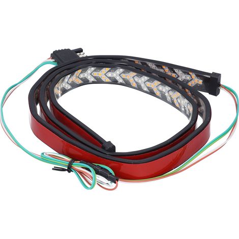 Barre lumineuse de hayon 60 pouces double couleur connecteur 4 broches IP67 étanche compatible Ford (1/5)