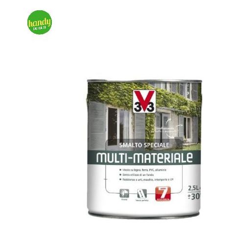 Smalto multimateriale v33 4 in 1 lt 2,50 verde (1/4)