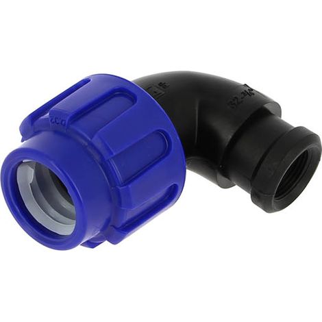 Coude compression 90° Ø32 femelle 20-27 10 bar