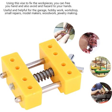 Mini Étau D'établi Pour Perceuse De Table, Presse Artisanale, Pince À Ventouse Pour Loisirs Créatifs, Bijoux, Modélisme, Réparation De Bijoux, Outil De Sculpture (1/5)