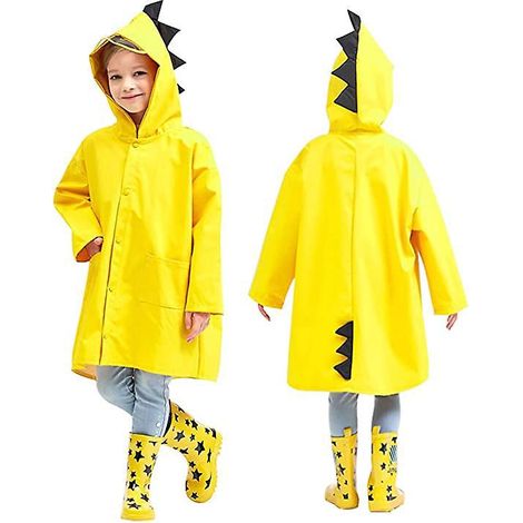 impermables De Dinosaure Pour Garons Et Filles (jaune, Hauteur Entre 88 Et 95 Cm) Impermables Pour Enfants Impermables Impermables Impermables Ca (1/5)