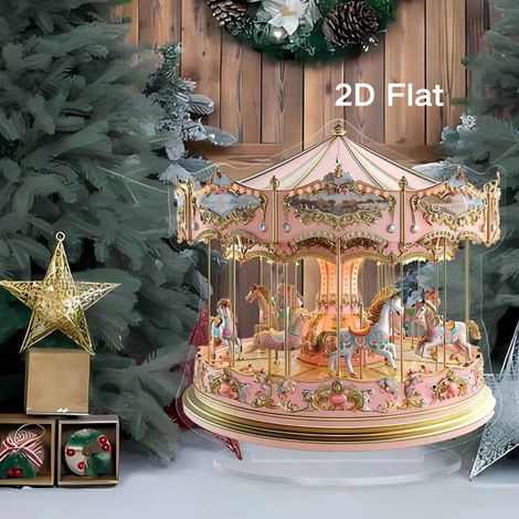 Décoration De Noël - Arbre De Noël Miniature En Résine - Pour Cheminée Table Bureau Intérieur - 1 Pièce (1/5)