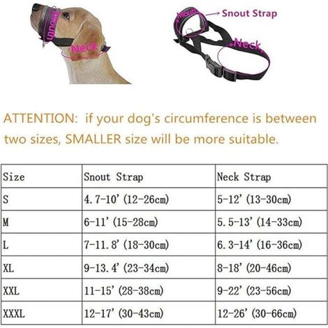 Verstellbarer Hundemaulkorb, Größe L, Schwarz, Nylon, Antibell- und Antibeißschutz, Sicherheit und Komfort