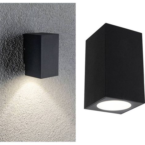 [NEUWERTIG] B-Ware Paulmann Flame AußenWandleuchte Gartenleuchte Terrassenlampe 1fl 10,3cm anthrazi (1/2)