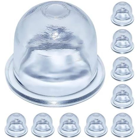 10 Pièces Pompe d'amorce pour STIHL FS38 FS40 FS45 FS55 FS56 FS80 FS85 Ampoule Accessoire Tasse d'huile de Carburateur Débroussailleuse Coupe-bordure Taille-haie (22mm) - (1/5)