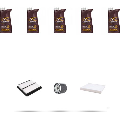 Kit tagliando 4 FILTRI e 7L OLIO compatibile con Land Rover Evoque (L538) 2.0 d 177kw dal 2016 (1/5)