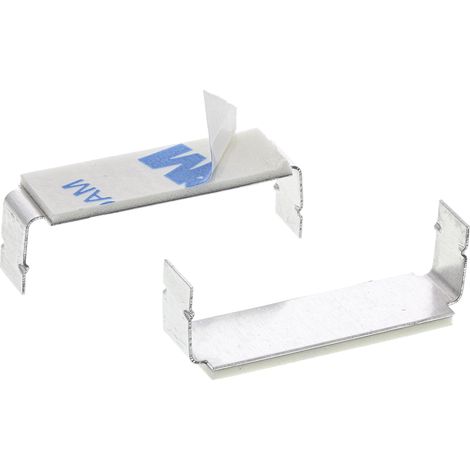 Clip serre-câbles auto-adhésif en Aluminium ( Prix pour Sachet de 100 )