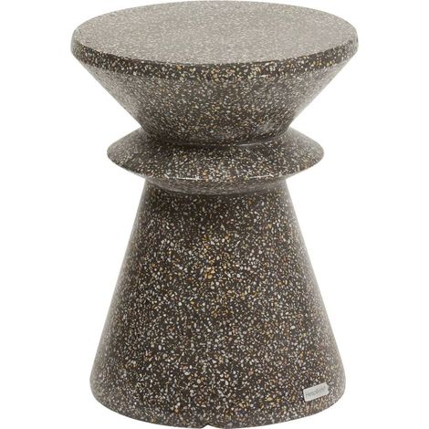 Tavolino da giardino alturio d35cm nero - Hespéride