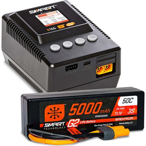 Smart Powerstage 3S Surface Bundle: G2 5000mAh 3S LiPo IC5 & S155 Charger EU