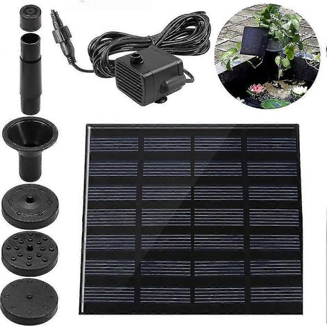 Solarpumpe für Teiche, Springbrunnen, Gartenbrunnen (1/5)
