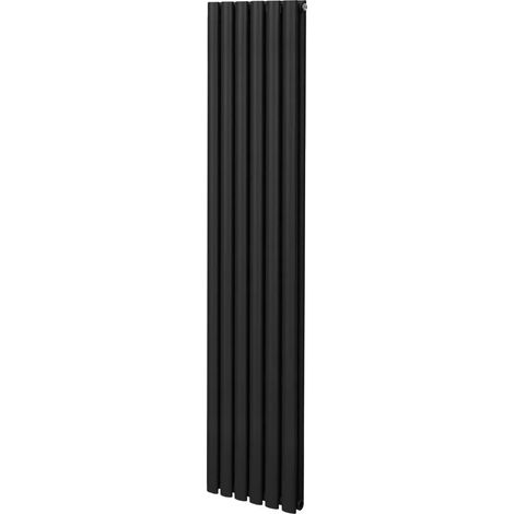 Oval Column Radiator – 1800mm x 360mm – Black (1/5)