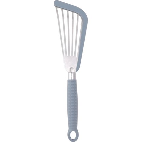 à poisson en silicone spatule à fente en acier inoxydable (1/5)