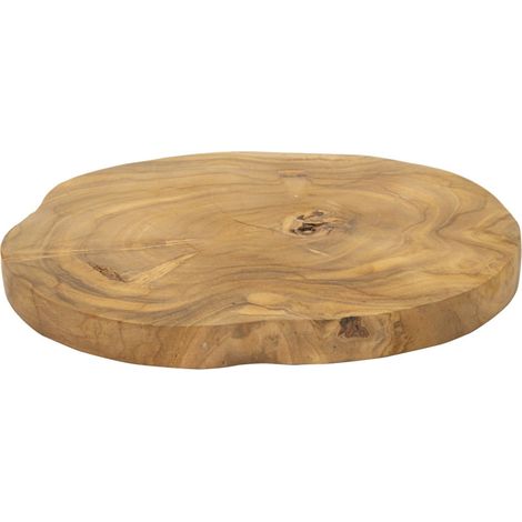Plateau en Teck "Pokon" 24cm Naturel