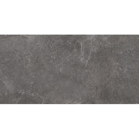 Carrelage imitation pierre Cannes Noir 60x120 cm (1/5)