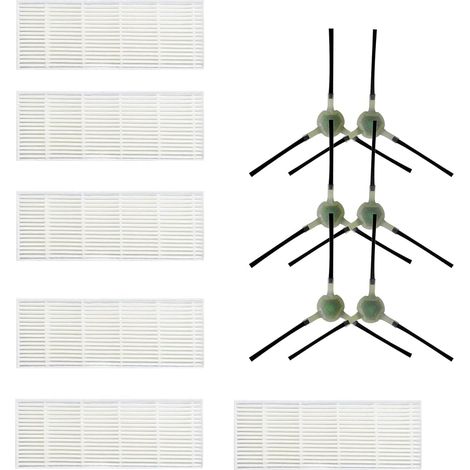 Seitenbürsten und 6 HEPA-Filter – Ersatzteile für den Lefant LS1 Saugroboter