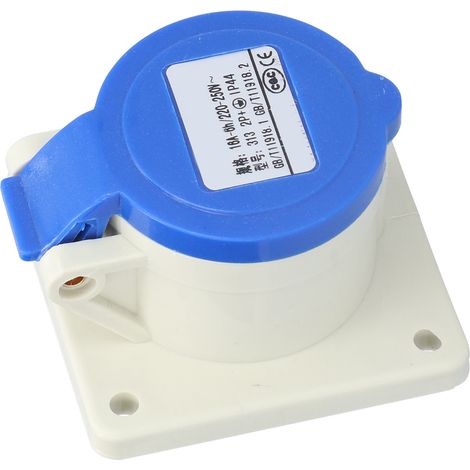 Lot de 5 connecteurs industriels à prise haute conductivité, conception anti-chute, robustes, 220 V à 250 V. (1/5)
