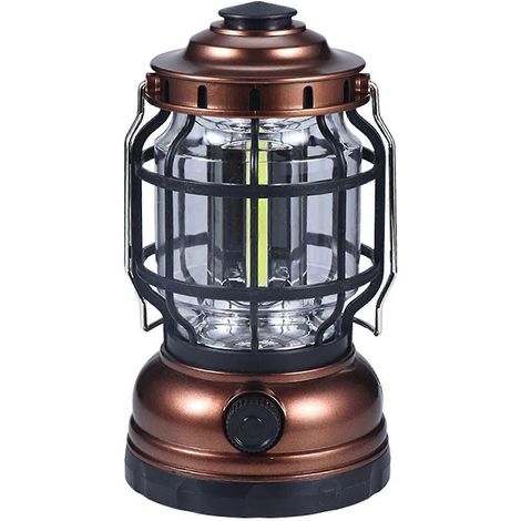 HONORNIC - Lanterne de camping rechargeable - Lanternes de camping LED - avec luminosité réglable
