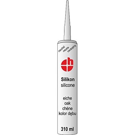 Silirub 2 - Mastic silicone neutre - Soudal - Cartouche de 290 ml Chêne