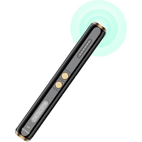 Detecteur de camera micro espion, détecteur de caméra cachée, détecteur de caméra anti-espion, detecteur de traceur gps voiture, détecteur de dispositif d'écoute RF, pour bureau/hôtel/salle de bain (1/5)