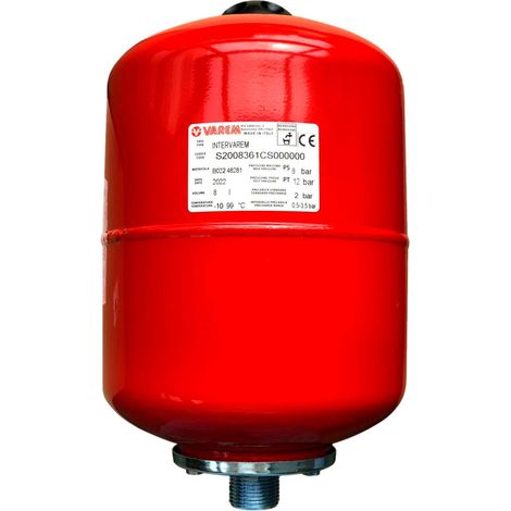 Varem – Réservoir à vessie sphérique 8L – Pression max 8 bars – Vessie EPDM démontable – Pour pompage eau calcaire (1/5)