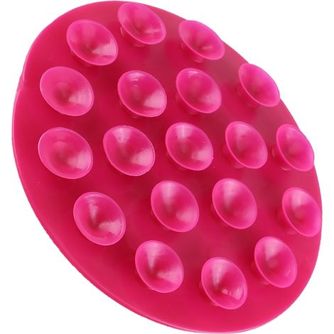 Tapis de table magique à ventouses pour bébé et enfant, double face, antidérapant, pour bols et couverts (rose rouge) (1/5)