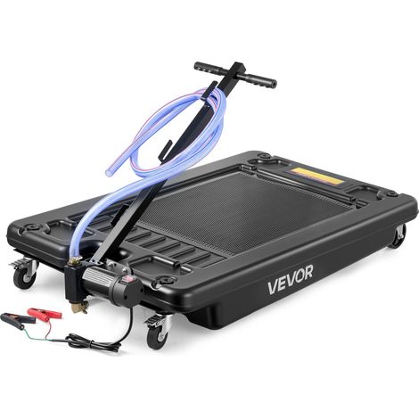 Bac de Vidange d'Huile 64 L Bac de Récupération d'Huile Usagée sur Roulettes Compatible avec Voitures, SUV, Camions, Motos, Quads, avec Pompe Électrique et Tuyau 2,2 m, Résistant à la Corrosion (1/5)