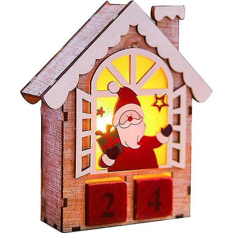Nouveau calendrier de Noël décoratif (1 pièce) (1/3)