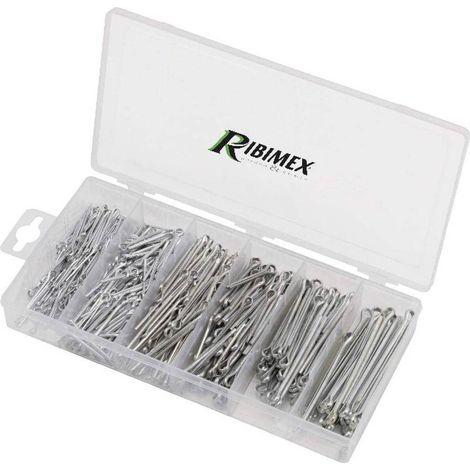 Lot de 555 Goupilles Fendues - Acier Zingué - Coffret Pratique - Fixation Sécurisée et Fiable - D-Work (1/2)