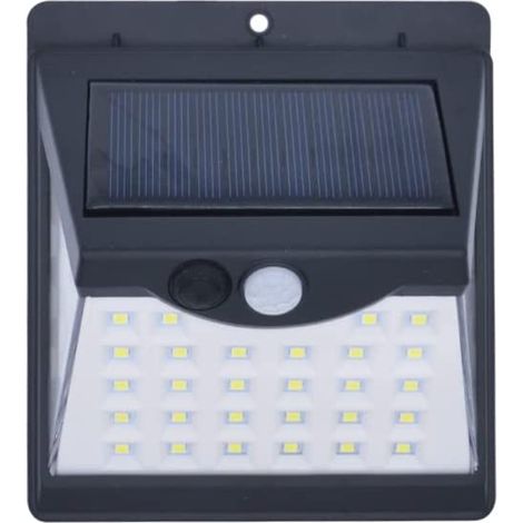 Applique Solaire avec Détecteur de Mouvement pour l'Extérieur - Panneau Solaire Rechargeable avec 3 modes - Ouverture 270° et 8 heures d'autonomie - Spot étanche IP65 (1/5)