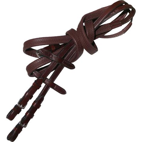 Pony, Marrone: Feine italienische Ledernieten und Nylon innen und rutschfeste Gummistollenabdeckungen